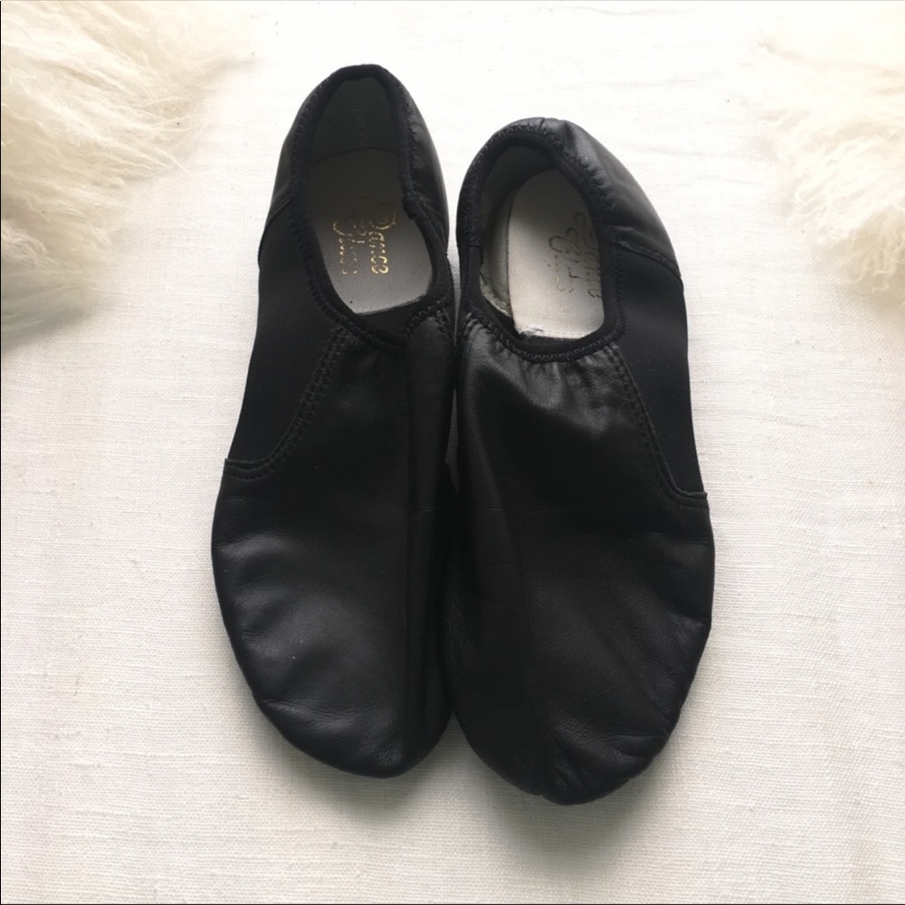 Dance black Jazz shoes size 7 barely worn!